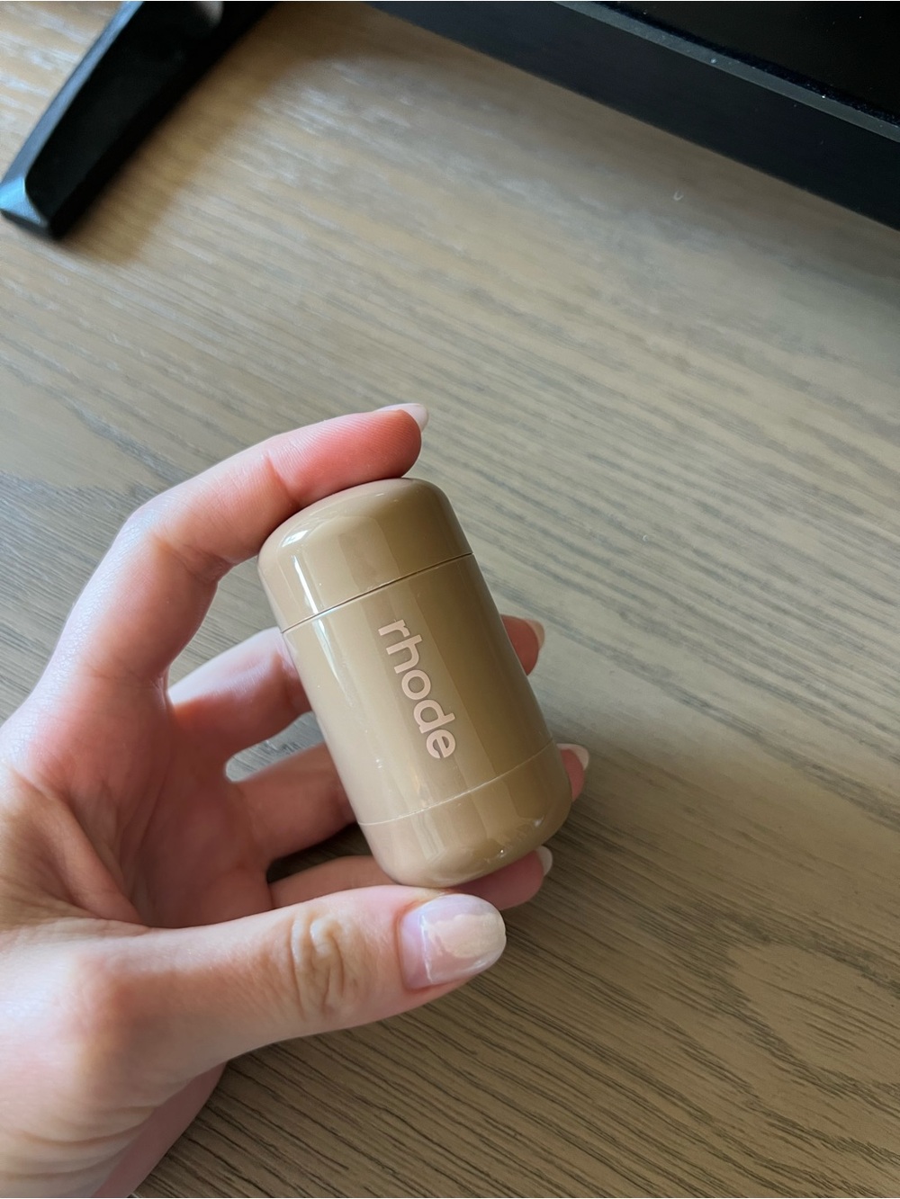 rhode blush in toasted teddy